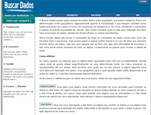 Tablet Screenshot of buscardados.guiasig.com.br